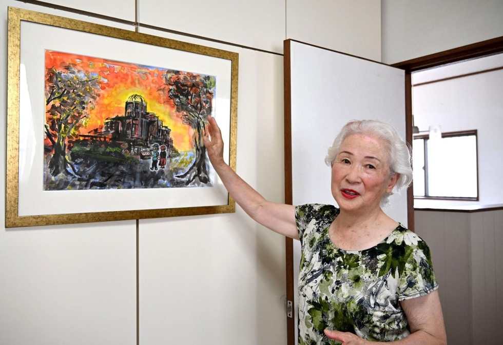 原爆ドームの絵に込めた警告「人は忘れる生き物」 戦災と震災、二つの