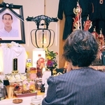 「なんであんな死に方せなあかんかったんやろう」とつぶやく高峰啓三さんの妻＝23日午後、兵庫県の中播磨地域