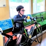 神戸電鉄粟生線で実施するサイクルトレインの乗車イメージ（同社提供）