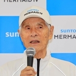 ８８歳での単独無寄港太平洋横断の計画を発表した海洋冒険家の堀江謙一さん＝８日午前、西宮市西宮浜４（撮影・小林良多）