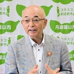 今期での引退を表明する酒井隆明・丹波篠山市長＝丹波篠山市役所