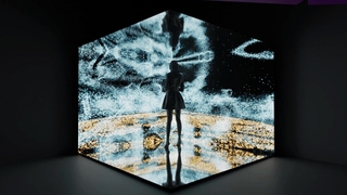 スプリング８の科学画像を生かした没入型体験空間のイメージ（提供）