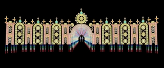 神戸ルミナリエでメリケンパークに設置される「フロントーネ」と「ガレリア」のイメージ©Ｋｏｂｅ　Ｌｕｍｉｎａｒｉｅ　Ｏ．Ｃ．