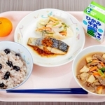 優勝した給食の献立（提供写真）