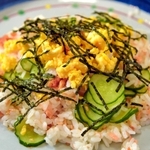 具材がシンプルで作るのが簡単なサケ寿司。減塩とおいしさを両立している