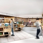 名谷駅前の大丸須磨店内に設けられる図書館のイメージ図（神戸市提供）