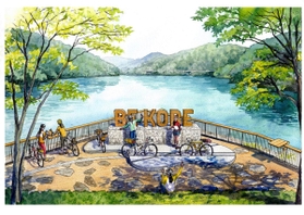 木製となる第３段「ＢＥ　ＫＯＢＥ」のイメージ図（神戸市提供）