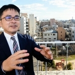 復興土地区画整理事業が行われた御菅西地区の調査に取り組んだ宮定章さん＝神戸市長田区御蔵通５