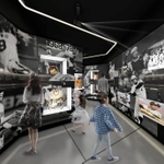 移転・リニューアルされる甲子園歴史館の阪神タイガースゾーンのイメージ図（甲子園歴史館提供）