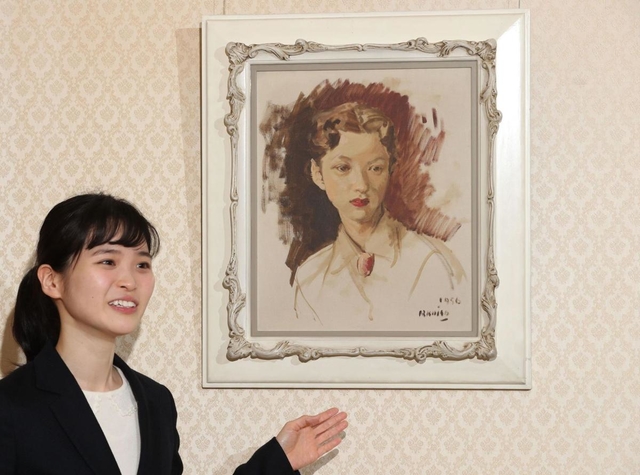 女優八千草薫さんの肖像画 制作者ゆかりの美術館へ寄贈 | 総合