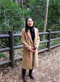 中村真夕さん＝東京都武蔵野市内