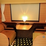 ベッドになるグリーン車の「ファーストシート」