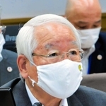 ８府県の知事や市長が参加し、オンラインで開かれた関西広域連合の会議で発言する井戸敏三広域連合長＝２８日午前、神戸市中央区中山手通５、兵庫県災害対策センター（撮影・三津山朋彦）