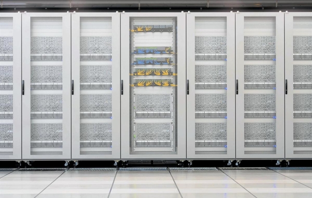 省エネ性能ランキング世界一となったスパコン「ＭＮ－３」＝横浜市（プリファードネットワークス提供）