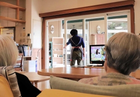 小まめに換気するデイサービス施設。ひとたび感染者が出れば休業だけでなく、集団感染に至る恐れもあり神経を使う＝神戸市内