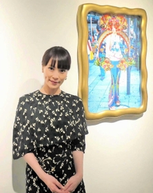 清川あさみさん＝美術館「えき」ＫＹＯＴＯ（２０１７年１月）