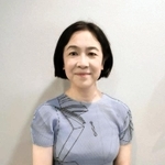 最高賞に選ばれた山崎祐子さん（琉球新報社提供）