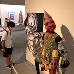 開幕した「驚異と怪異」展の会場＝２３日午前、姫路市本町（撮影・小林良多）