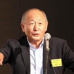 日本の防衛体制に警鐘を鳴らした、前統合幕僚長の河野克俊氏＝神戸市垂水区東舞子町