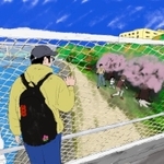 最終話「武庫川の河川敷で」で使用されたイラスト（文芸春秋提供）