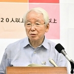 ５期目の最後の１年について抱負を語る井戸敏三知事＝兵庫県庁（撮影・藤井伸哉）