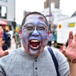 ゾンビになった岡本健准教授（本人提供）