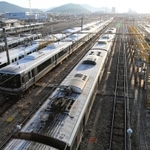 県内最大の車両基地「ＪＲ網干総合車両所」＝兵庫県太子町福地