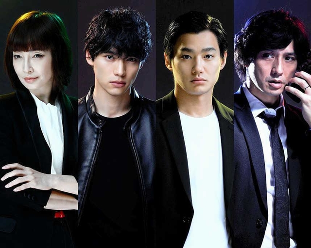 兵庫県警が舞台のドラマ「ＤＩＶＥＲ」の出演者。（左から）りょう、福士蒼汰、野村周平、安藤政信（関西テレビ提供）