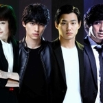 兵庫県警が舞台のドラマ「ＤＩＶＥＲ」の出演者。（左から）りょう、福士蒼汰、野村周平、安藤政信（関西テレビ提供）