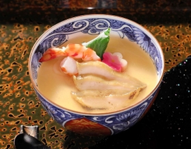 とろとろ茶碗蒸し（Ｃ）２０２０映画「みをつくし料理帖」製作委員会