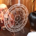 匠工芸が発売した「魔法陣パーティション」。日常はファンタジーの世界に＝高砂市荒井町日之出町、匠工芸（撮影・笠原次郎）