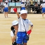運動会で全種目に参加した杉本透君
