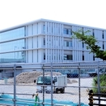 脱線事故車両の保存施設が整備されるＪＲ西日本の社員研修センターの敷地＝大阪府吹田市