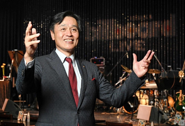 北口正人さん＝大阪市北区（撮影・後藤亮平）