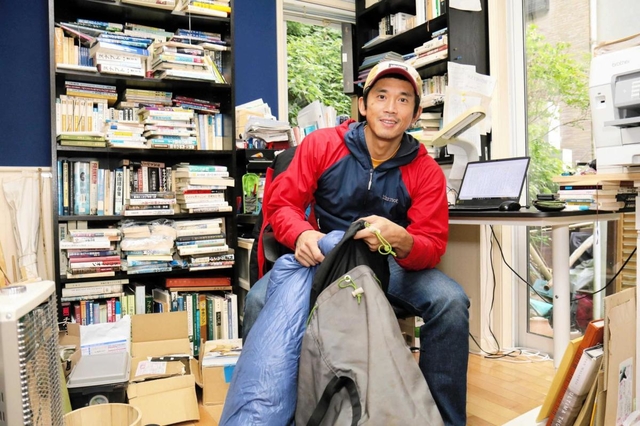 探検家でノンフィクション作家の角幡唯介さん＝神奈川県鎌倉市