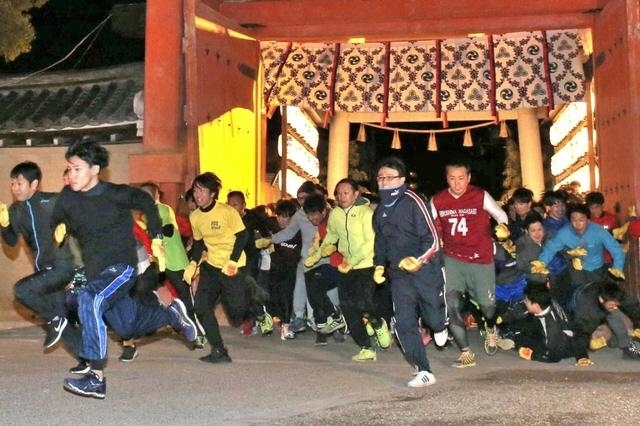 ２０２０年１月に行われた西宮神社の神事「福男選び」