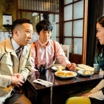 「ミヤコが京都にやって来た！」の一場面。（右から）藤野涼子、佐々木蔵之介、市川猿之助（ＡＢＣテレビ提供）