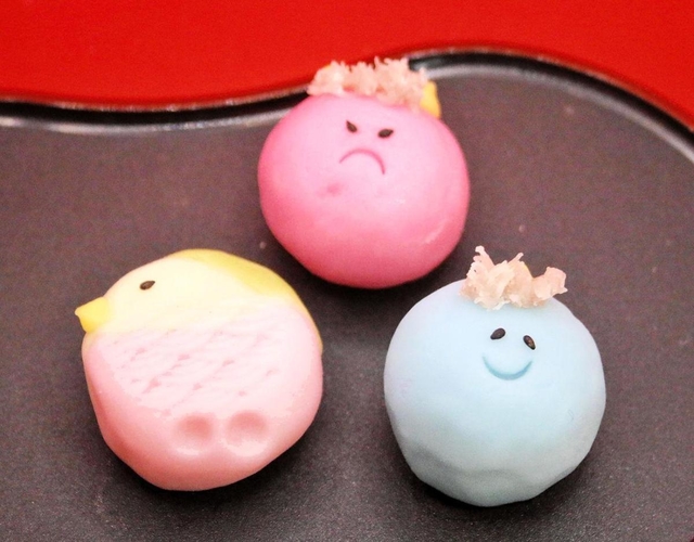 妖怪「アマビエ」や鬼をイメージした生菓子