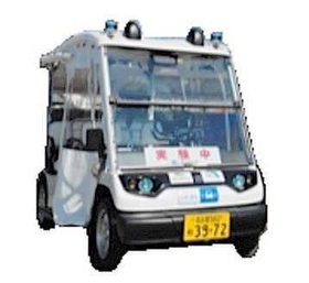 自動走行カート（近畿経済産業局提供）