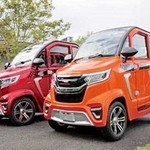 実験で貸し出しに使われる超小型ＥＶ（近畿経済産業局提供）