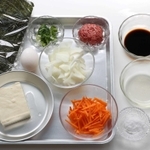タンパク質が豊富　フレイル予防に効果的なタンパク質を、豆腐や卵から多く摂取できる。