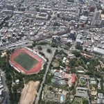 神戸市が大学誘致や施設の再整備に乗り出す王子公園の一帯＝神戸市灘区（２０２０年８月撮影）