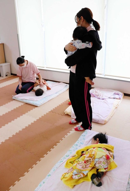 子どもの病気ごとに部屋を分けて保護者の帰りを待つ＝神戸市東灘区甲南町３