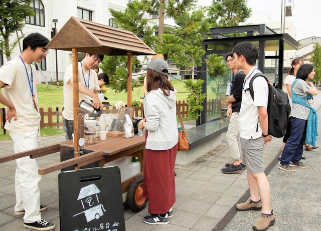まちづくり活動部門で知事賞の「ＹＡＴＡＩ　ＣＡＦＥ　ＴＯＹＯＯＫＡ」＝豊岡市（兵庫県提供）