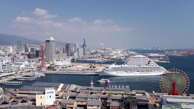 神戸港全景