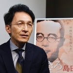 「人間として尊厳を守った島田さんを描きたかった」と話す佐古忠彦監督＝大阪市淀川区