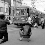 神戸の街を駆け抜けた路面電車＝１９７１年３月、神戸市内