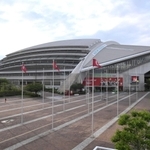 神戸市と楽天グループがワクチンの大規模接種会場として活用を決めたノエビアスタジアム神戸＝神戸市兵庫区御崎町１