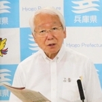 緊急事態宣言解除後、まん延防止等重点措置を活用し、段階的に規制を緩和する可能性を示唆した井戸敏三知事＝７日午後、兵庫県庁