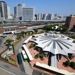 現在のＪＲ神戸駅北側のバスターミナル＝１０日午後、神戸市中央区（撮影・中西幸大）